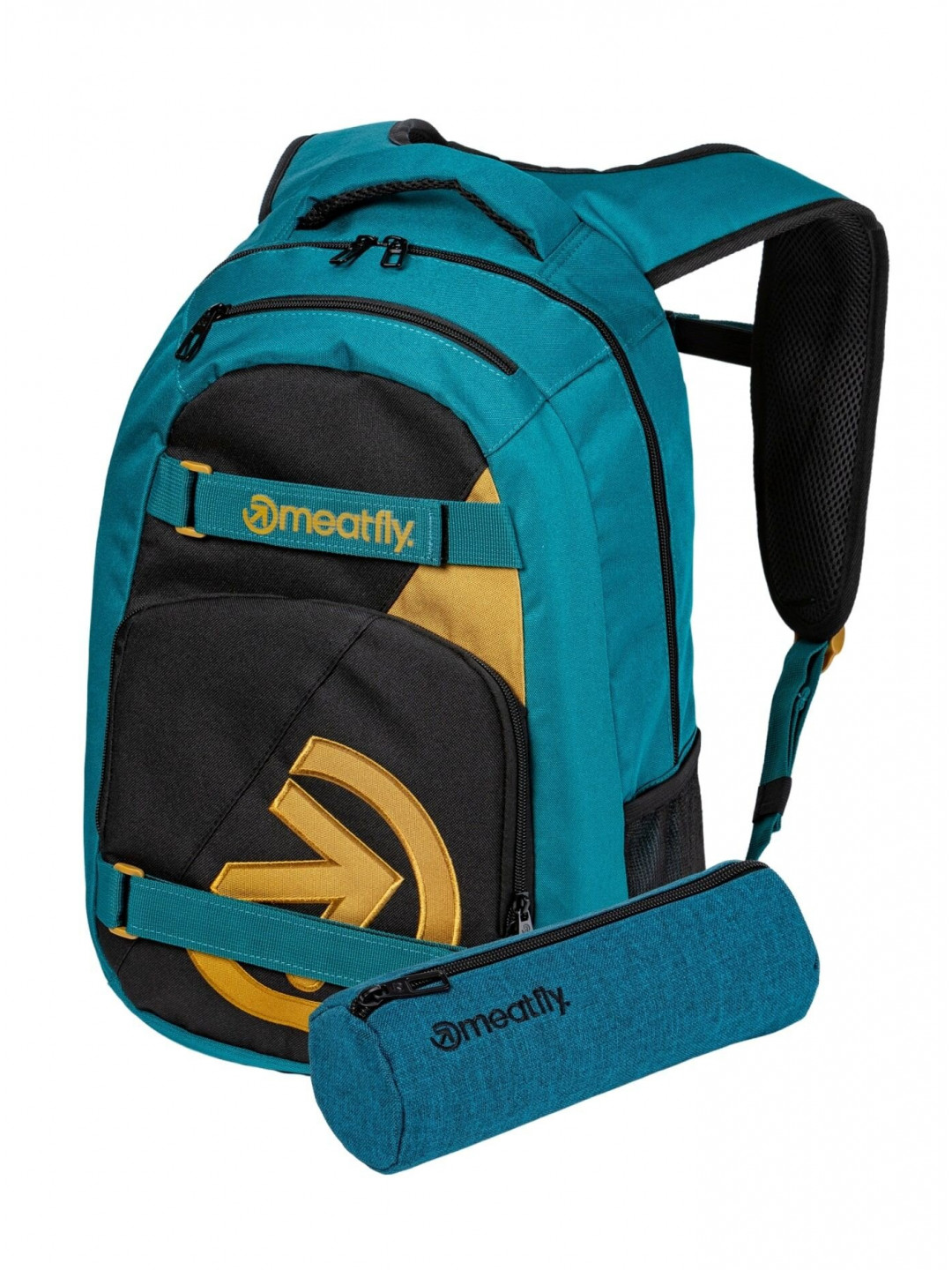 Meatfly batoh Exile Dark Jade Black 24 L Černá Objem 24 L